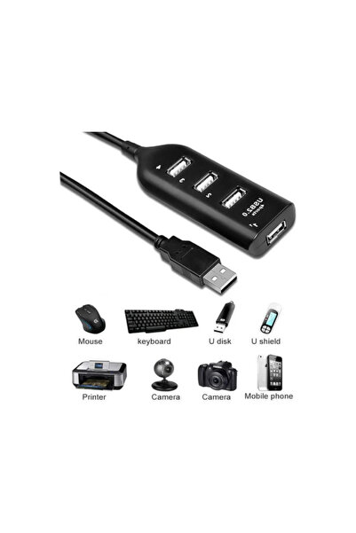 Forbin 4 Port USB Çoğaltıcı Çoklayıcı Hub USB 2.0 Çoklama Pc Laptop