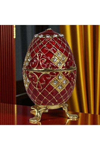 kt kuzey tacı Lüks Fabergé Stili Takı / Mücevher Kutusu Vip