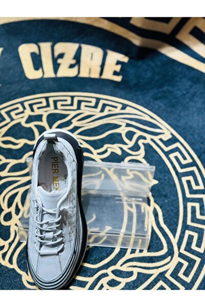 YILDIRIMLAR White-Black Balloon Sole Classic Men's Shoes - 2026