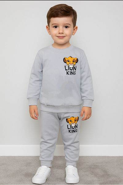 KGN GİYİM Boy's Summer Top and Bottom Set