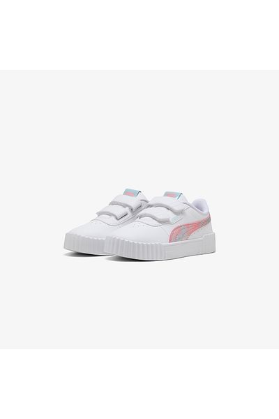 Puma Carina 3.0 Space Belle Kids White Sports Shoes