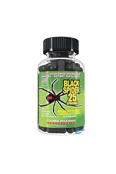 Cloma Pharma كبسولات بلاك سبايدر لحرق الدهون - 100 كبسولة