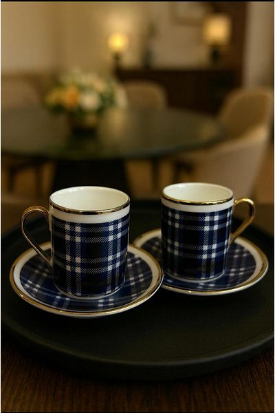 decovien 2-Piece Porcelain Coffee Cup Set