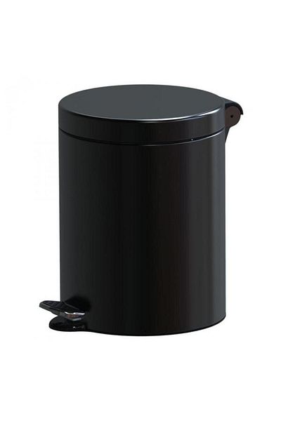 Studio Casa Trash Bin with Pedal Studio Casa, Metal, 12L, Black