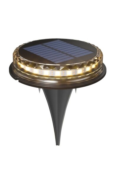 CLICK Spot solar LED pentru grădină, 8 LED-uri, ABS și policarbonat, baterie ...