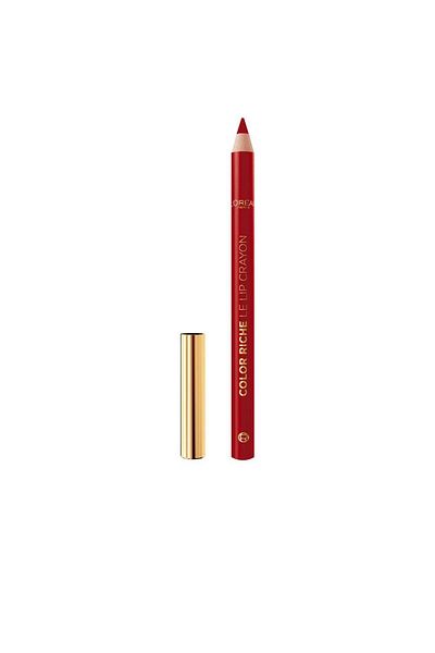 L'Oreal Paris Creion de buze cu textura cremoasa, COLOR RICHE LE LIP CRAYON, 300 le rouge paris, 1.2 g