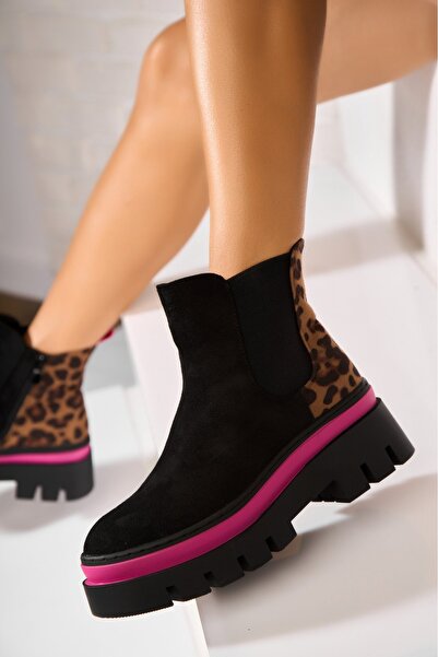 Joana Ghete Dama Imblanite Negre din Piele Ecologica Intoarsa Clover2