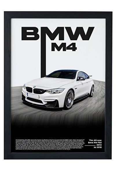 gxe.art Pictură cu poster înrămată cu design BMW M4