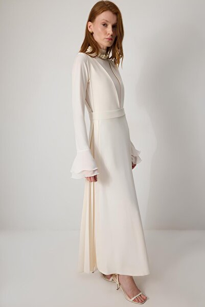 Touche Krem Pile Detaylı Krep Jile mkn4002