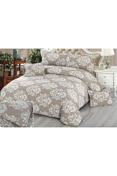 CHIRASO CHIRASO Linen, Crepe Muslin, Microfiber, Sheet 220x240 cm, Duvet Cover, 4 Pillowcases