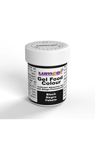 Lumea Черен гел оцветител за храна, 30 г -