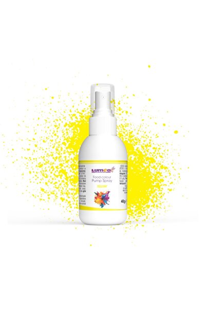 Lumea Colorant alimentar lichid Galben pe baza de apa cu pulverizator, 40g -