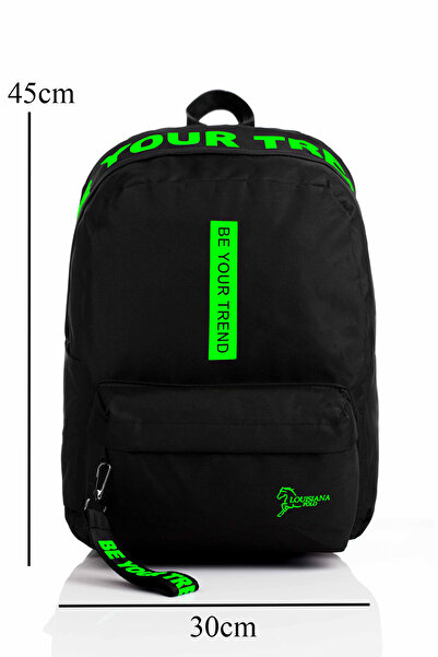 louisiana polo School Set – Bag + Thermal Nutrition + Pen Holder + Green Flask Green 1140