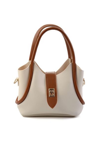 Bambi Γυναικεία τσάντα ώμου Cream Tan C06572023109