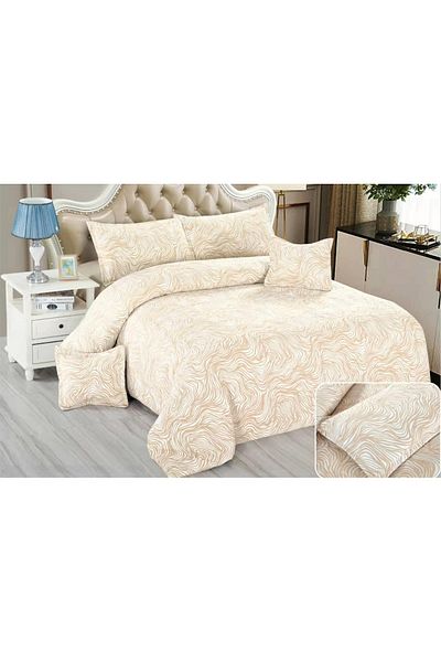 CHIRASO CHIRASO Linen, Crepe Muslin, Microfiber, Sheet 220x240 cm, Duvet Cover, 4 Pillowcases