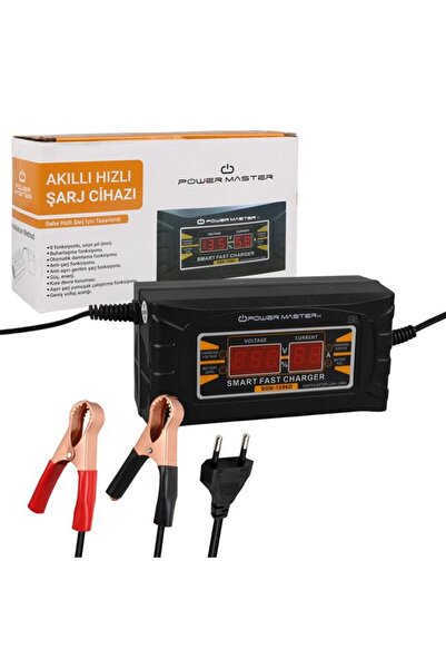 Powermaster SON-1206D 12 Volt 6 Amper Dijital Göstergeli Akıllı Akü Şarj Cihazı