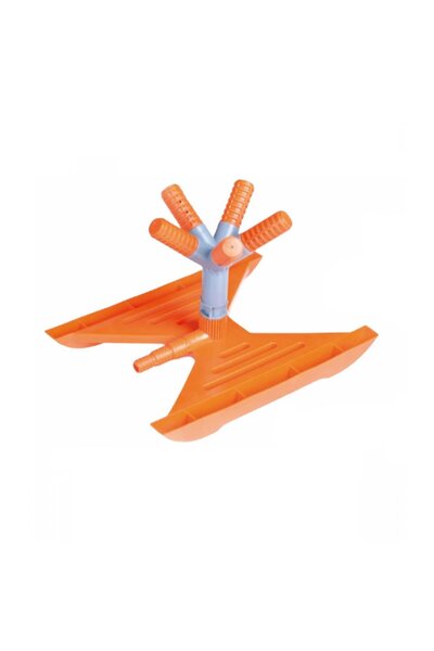 flores Aspersor pentru gradina cu placa, MD63, portocaliu, 5 brate