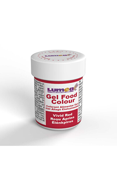 Lumea Colorant alimentar gel Rosu Aprins, 30g -
