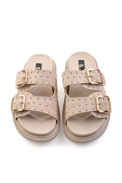 Bambi Beige Women's Slippers K04666013172