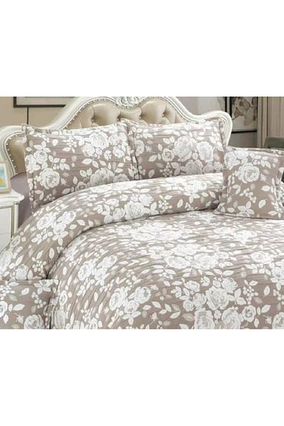 CHIRASO CHIRASO Linen, Crepe Muslin, Microfiber, Sheet 220x240 cm, Duvet Cover, 4 Pillowcases