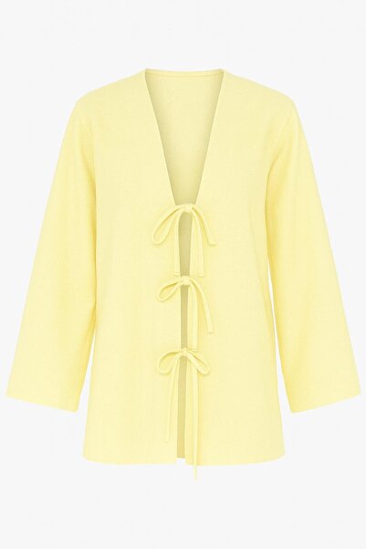 HAKKE Bow Detail Cardigan