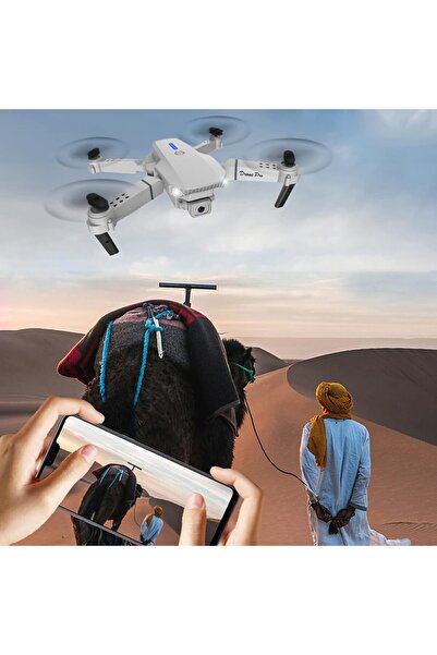 tekno popüler E88 Drone 4k Hd Çift Kameralı Drone App Kontrol Wifi Li Katlanabilir Quatcopter