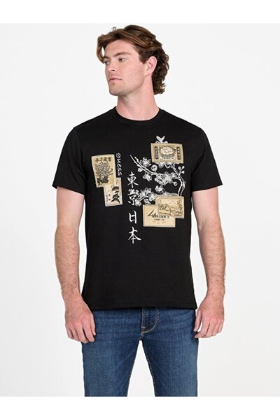 Guess Japanese Erkek Regular Fit T-Shirt