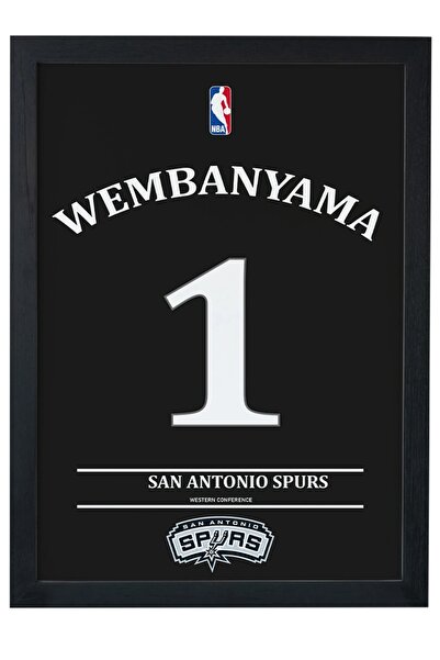 gxe.art Pictură cu cadru negru proiectată de Victor Wembanyama