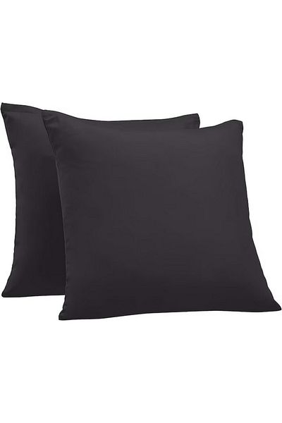 Amazon Set 2 huse pentru perna din satin, 80x80 cm, Basics