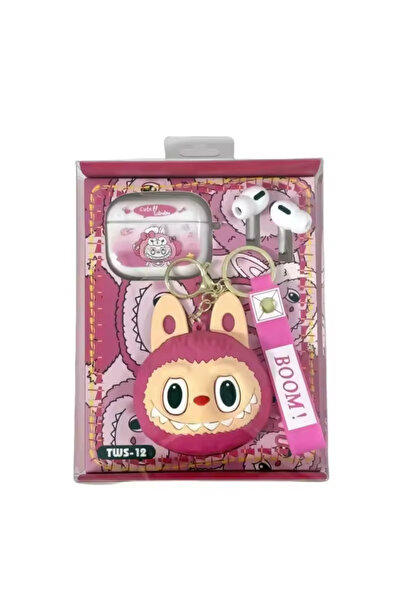 3b kids Labubu bluetooth kulaklık labubu charm seti