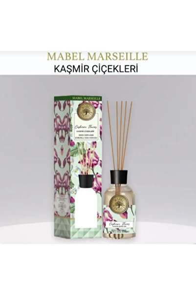 mabel marseille KAŞMİR ÇİÇEKLERİ Çubuklu Oda Kokusu 100 ml – Uzun Süre kalıcı...