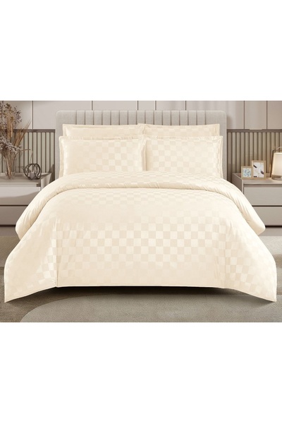 CHIRASO CHIRASO Bedding, Elegant DAMASK, ELASTIC Sheet 180x200+25cm, Duvet Cover 200x230cm, 2 Pillowcases