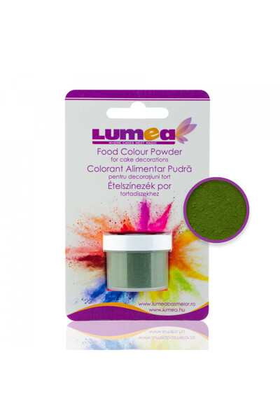 Lumea Colorant alimentar pudra Verde muschi, 2g -
