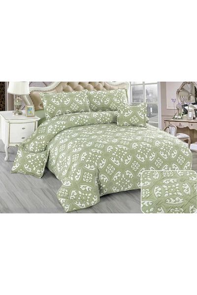 CHIRASO CHIRASO Linen, Crepe Muslin, Microfiber, Sheet 220x240 cm, Duvet Cover, 4 Pillowcases