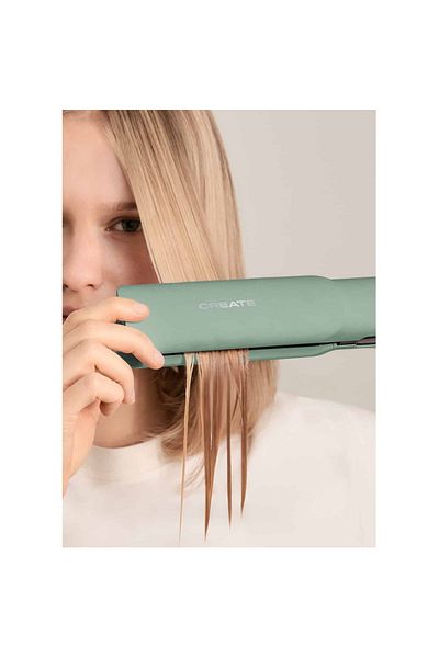 Create 2in1 hair straightener and dryer, CREATE, Ceramic Air Styler Dual, sage