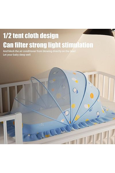COOYA Cute Baby Mosquito Net,Foldable Universal,Essential Mosquito Net for Slumber Ideal,98x55x60cm