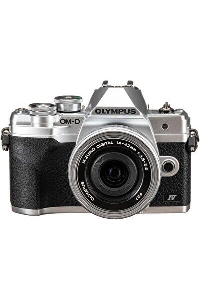 Olympus Mirrorless Camera E-M10 Mark IV + M.Zuiko Digital ED 14-42mm F3.5-5.6 EZ Lens (Pancake Zoom)