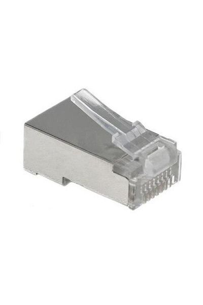 LogiLink Package of Shielded Modular Connectors RJ45 Cat.5e, 100 pieces