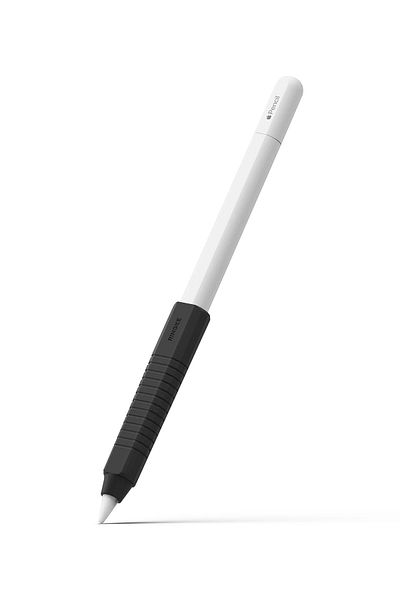 Ringke Apple Pencil 2nd Generation Apple Pencil Pro Case | Silicone Drafting Grip Holder | Black