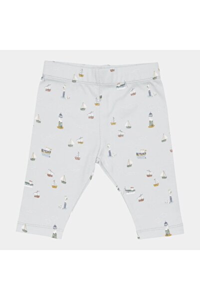 Little Dutch - Pantaloni de bumbac, Sailors Bay Blue, mărimea 68