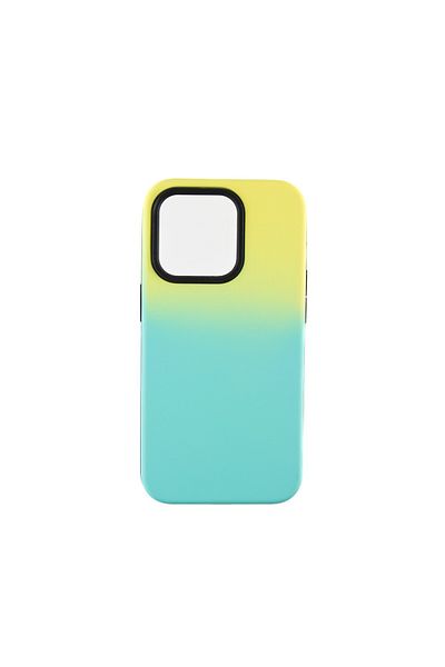 OEM Gradient Collection Back Cover Compatible with iPhone 14 Pro - Yellow