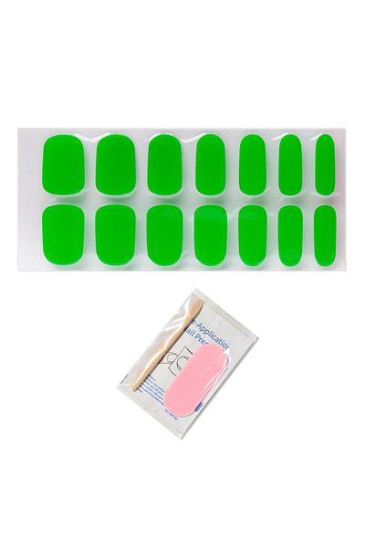 PİNX Samolepka na gelové nehty pinx. - Perfect Green