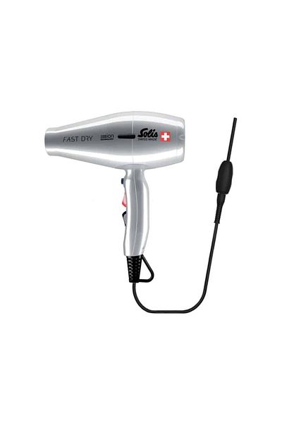 SOLİS Professional hair dryer, Solis, Fast Dry 360° Ionic, 2200 W, stainless steel