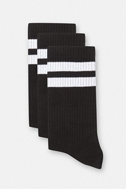 Pull & Bear Uzun Çizgili Çorap