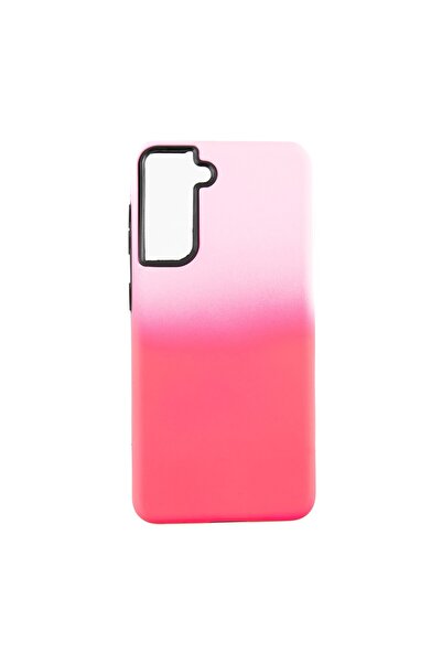 OEM Capac Protectie Spate Colectia Gradient Compatibil Cu Samsung Galaxy S21 - Roz Inchis