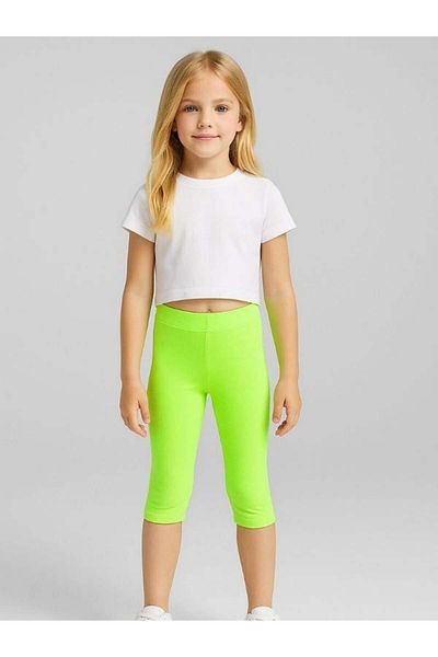 Zekids Girls' Knee Length Leggings