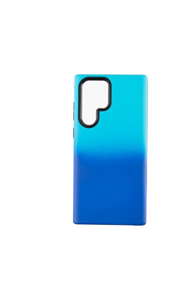 OEM Capac Protectie Spate Colectia Gradient Compatibil Cu Samsung Galaxy S22 Ultra - Albastru