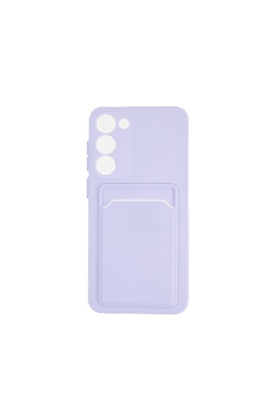 OEM Carcasa Protectie Spate Colectia Soft Card Slot Compatibil Cu Samsung Galaxy S23 Plus - Mov Deschis