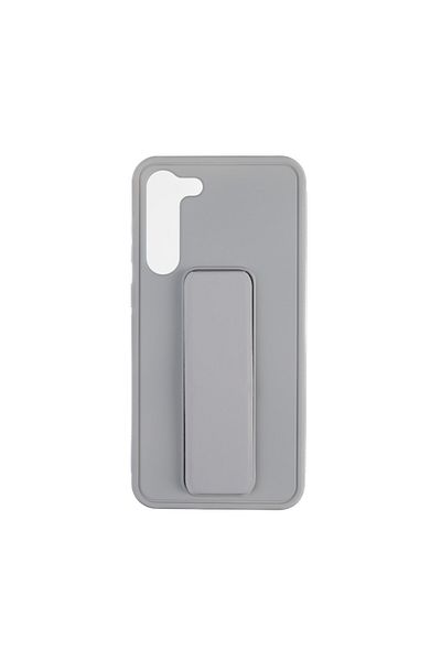 OEM Carcasa Protectie Spate Colectia Stand Compatibil Cu Samsung Galaxy S23 Plus - Gri Deschis