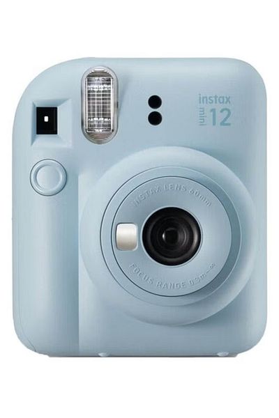 Fujifilm كاميرا فيلم فورية Instax Mini 12 - أزرق فاتح